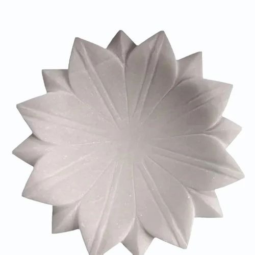 Marble Lotus Shape Showpiece
