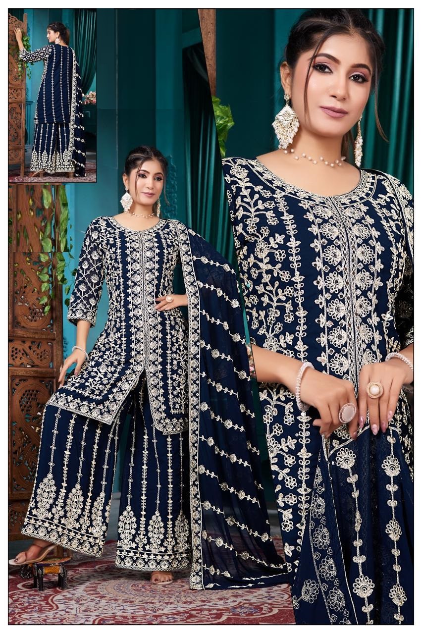 Designer Palaazo Salwar Suit Set