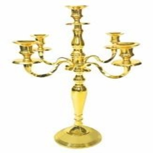 Golden Decorative Candle Stand