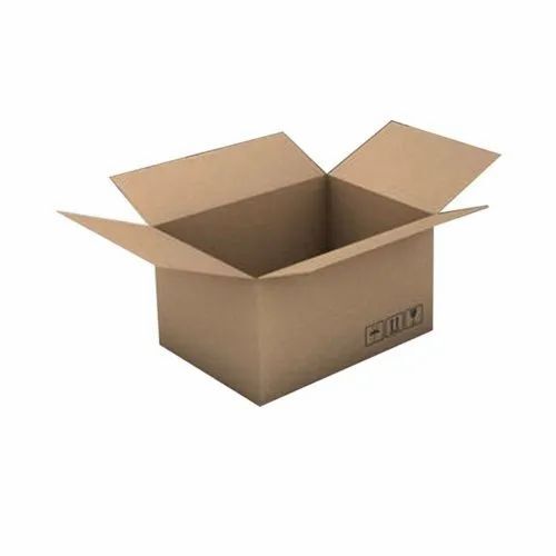 Brown Corrugated Paper Packaging Box