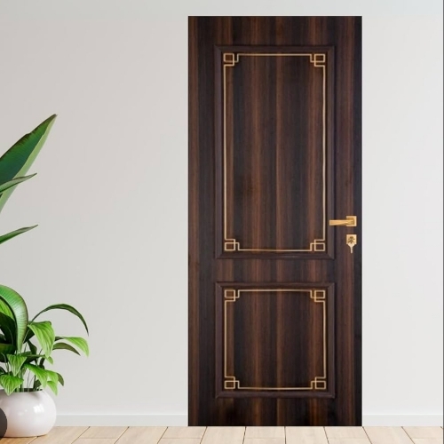 Dark Brown Wooden Door