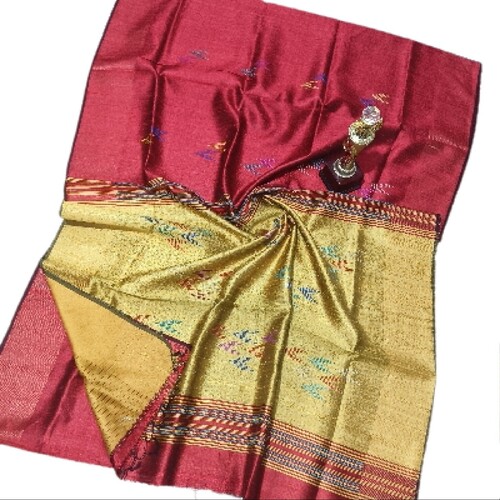 Handloom Dupion Raw Silk Saree