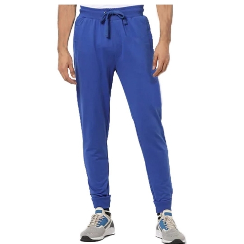 Mens Cotton Blue Track Pant
