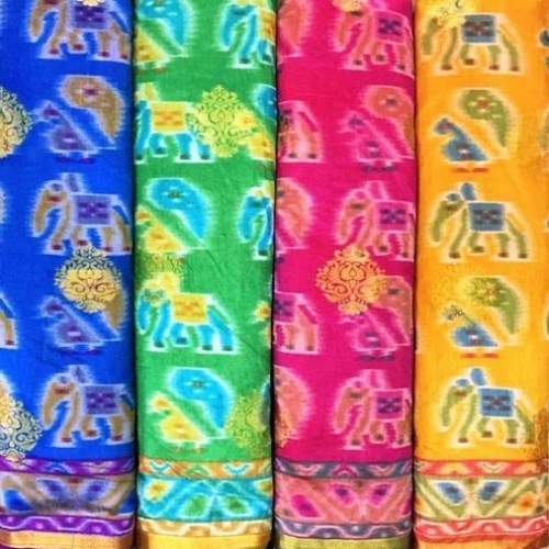 Silk Print Saree