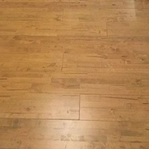 Solid Wood Flooring - Fiber Material, Customized Size, Rectangular Shape, Brown Natural Color | Durable, Non-Slip, Fine Finished, Plain Pattern
