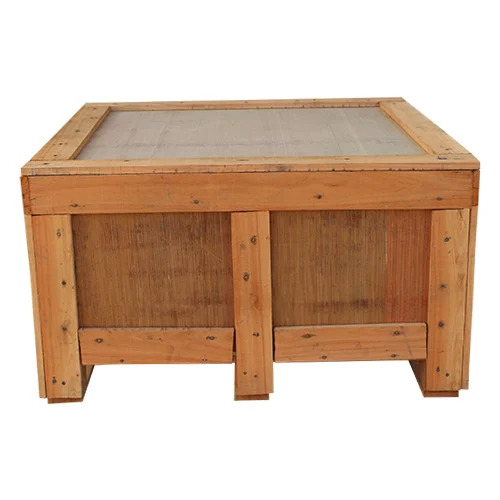 Brown Wood Packing Box