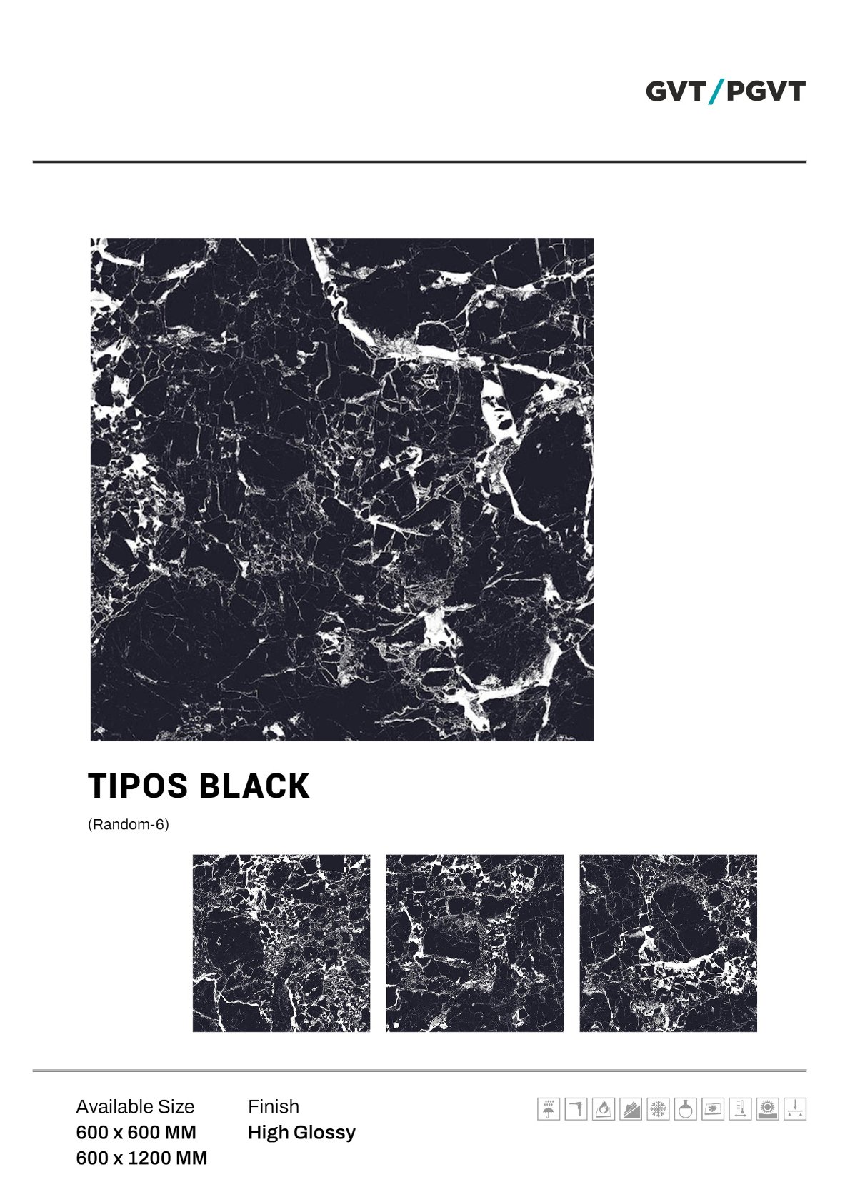 Chemical Resistant Black Tile