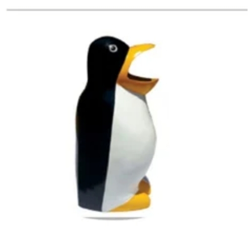 FRP Penguin Outdoor Dustbin