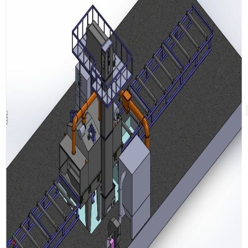 Pipe Blasting Machine