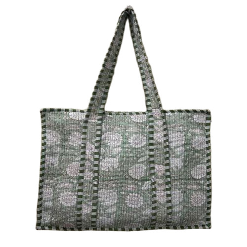 Cotton Quilted Tote Bags