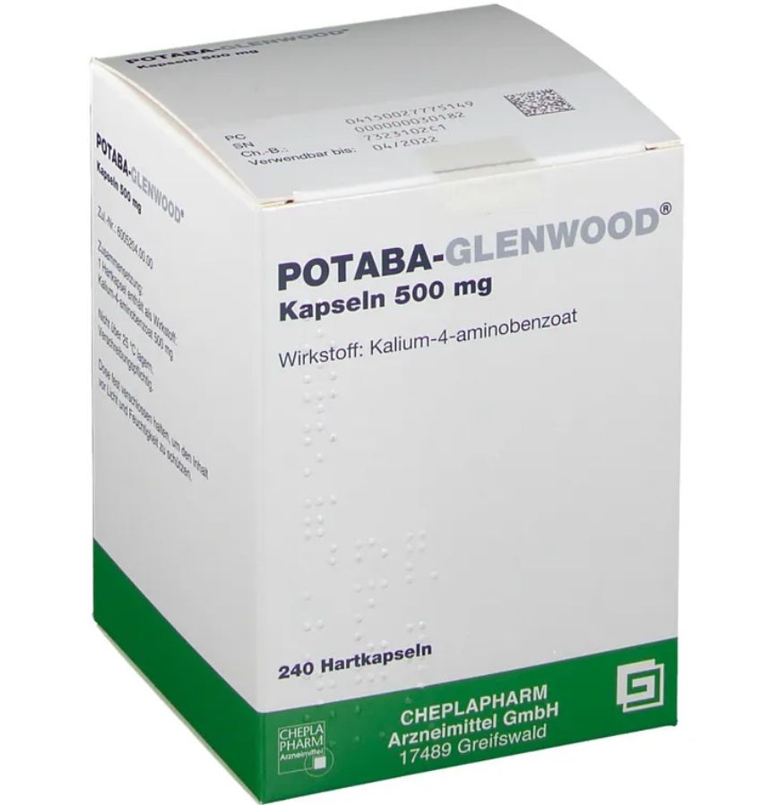 Potaba Glenwood 500Mg - Dosage Form: Tablets