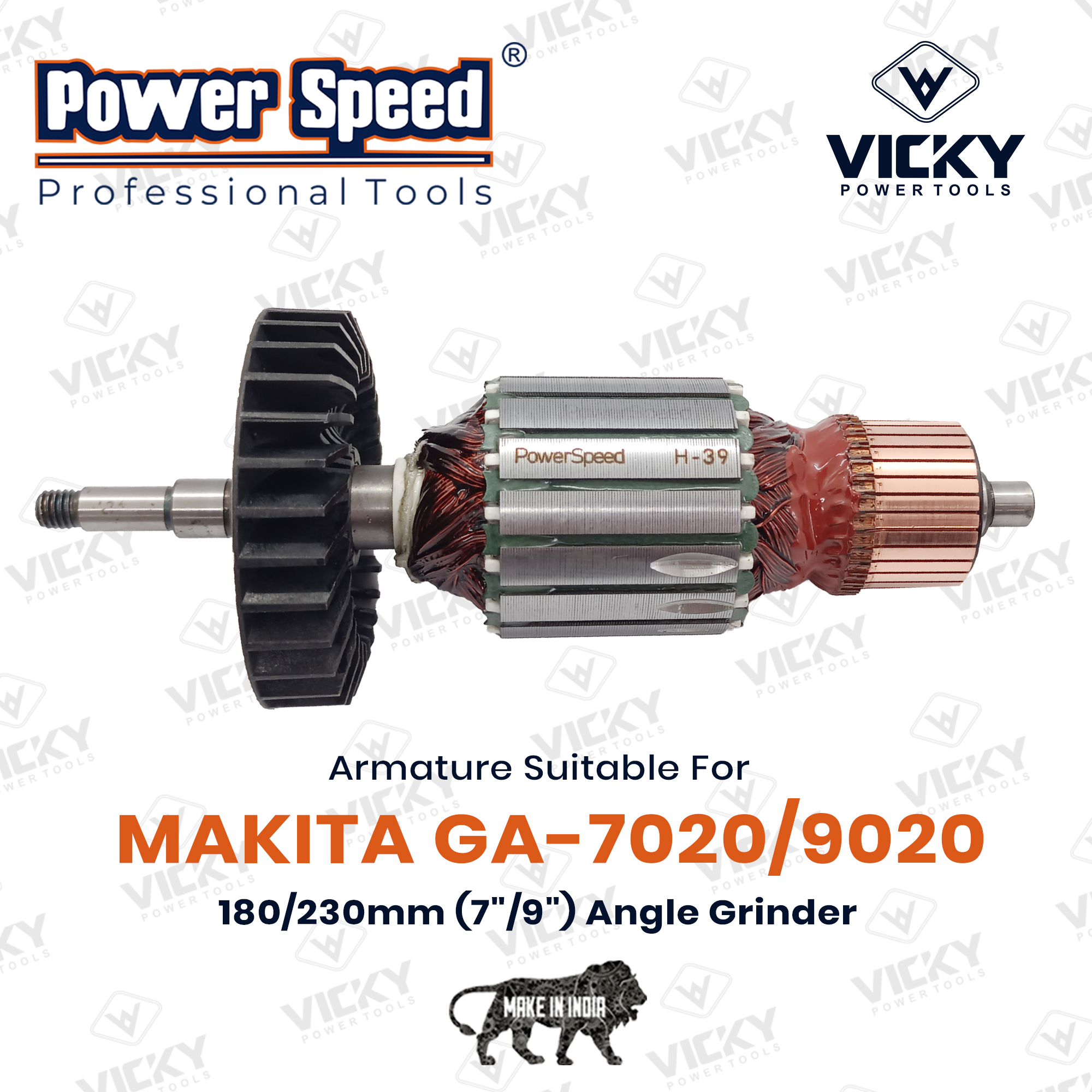 Powerspeed Armature For Ga-7020/9020 Makita M/C