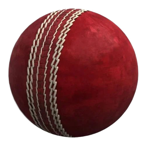 Red Leather Cricket Ball