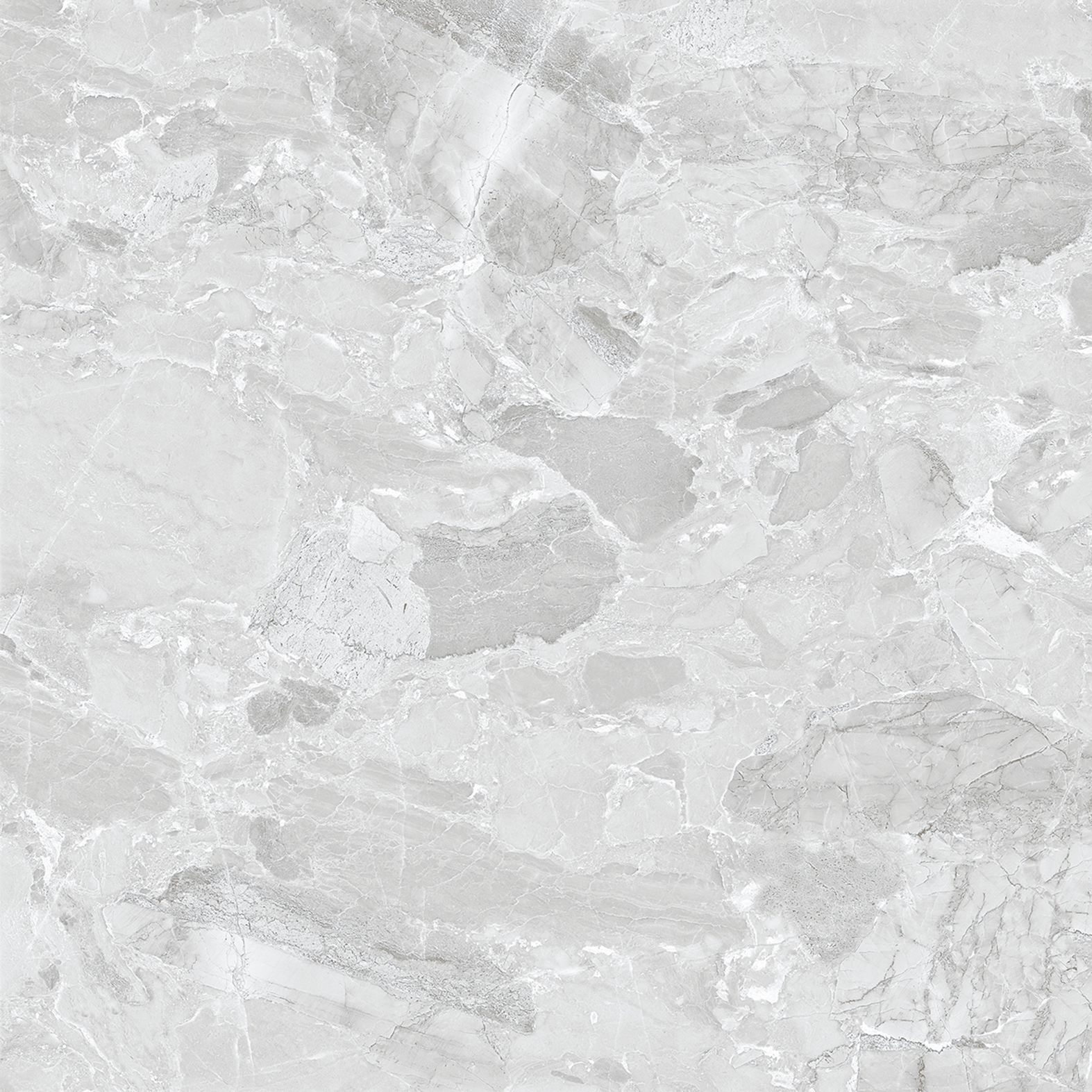 Square Porcelain Floor Tile - Color: Grays