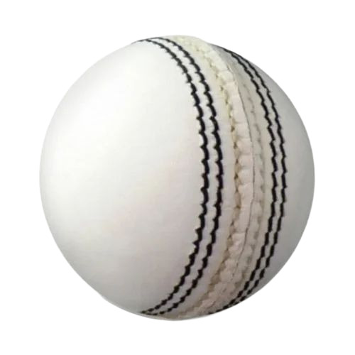 White Leather Cricket Ball