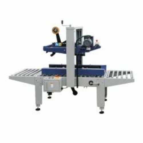 Automatic Carton Taping Machine - Color: White And Blue