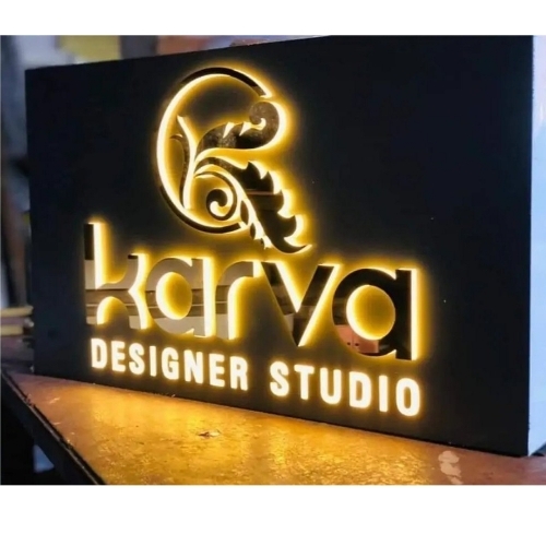 Backlit Design Glow Sign Board