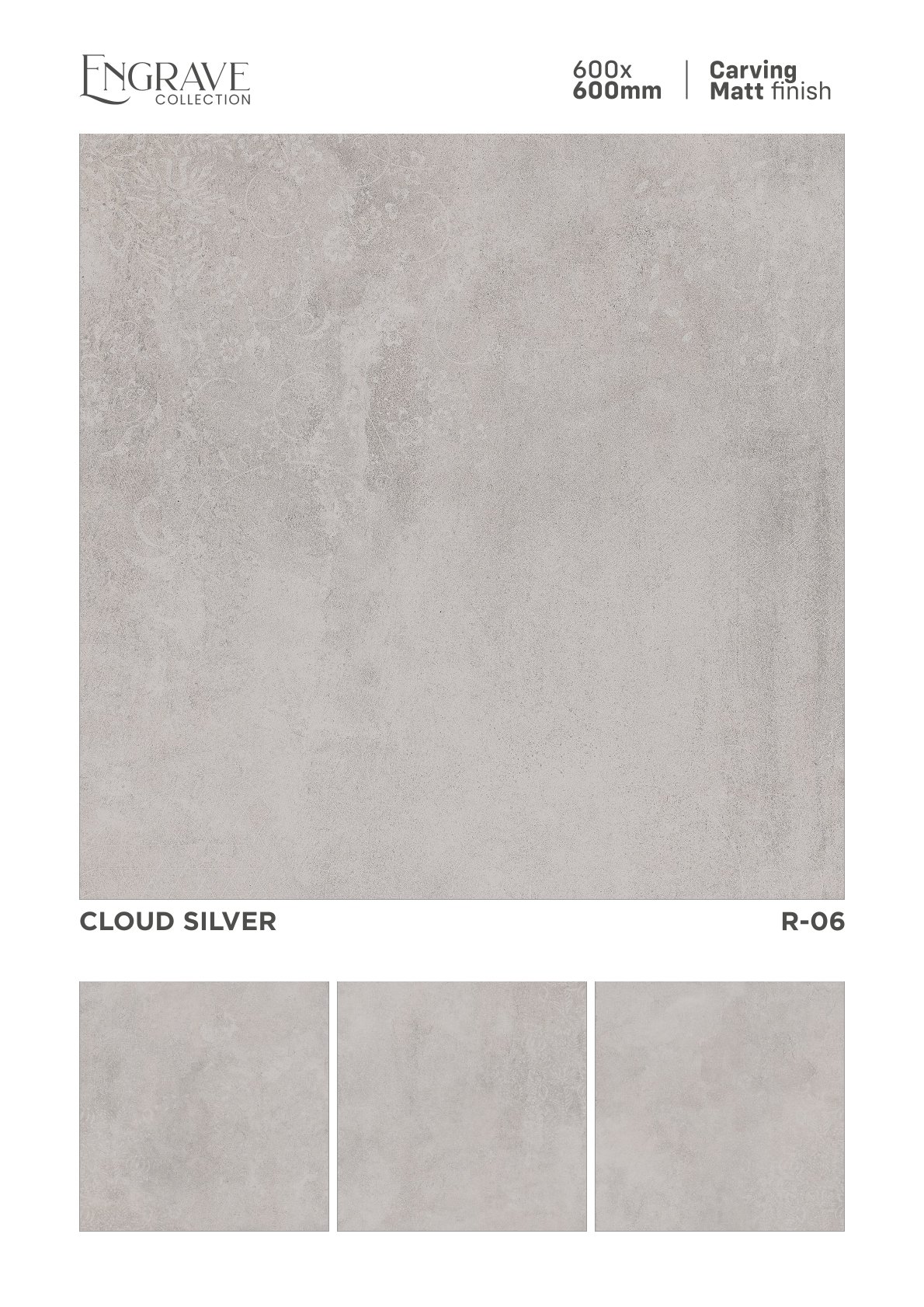 Floral Design Tile - Color: Multi Color