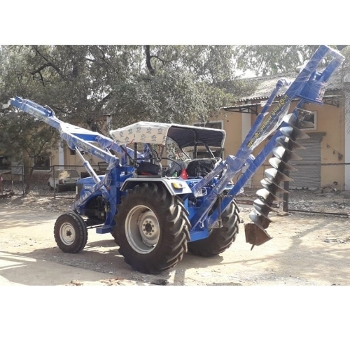 Mild steel pole erection machine 
