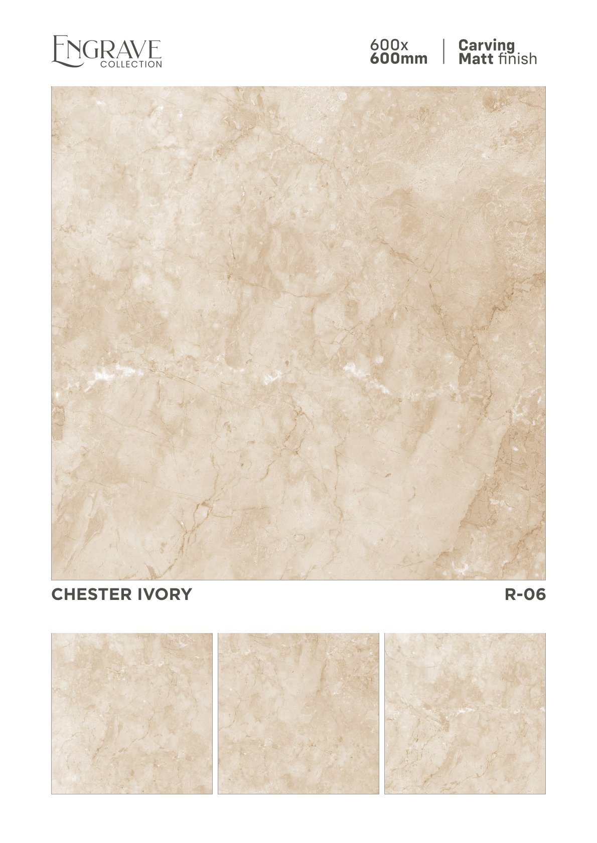 Wave Pattern Porcelain Tiles - Color: Multi Color