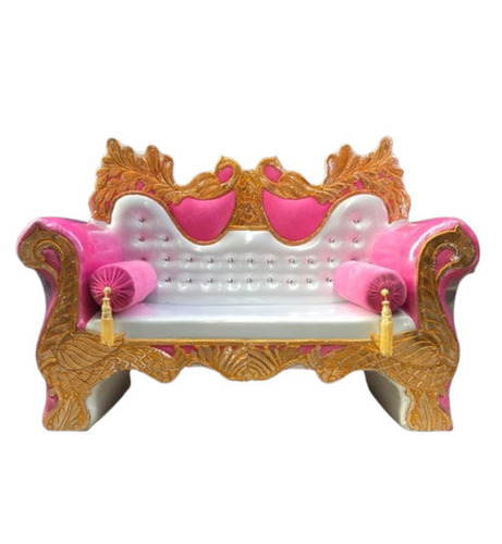 5.8 Feet Brass Frame Wedding Sofa