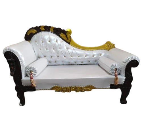 6 Feet White Wedding Sofa