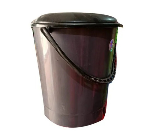 Black Plastic Dustbin