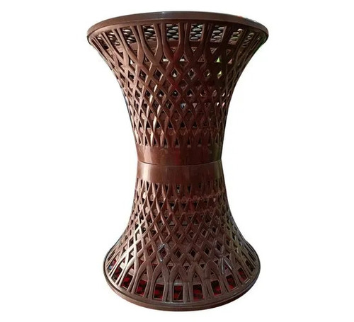 Brown Plastic Stool