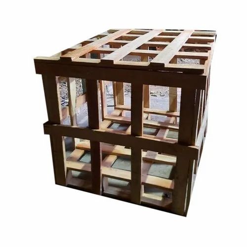 Brown Wooden Pallet Box