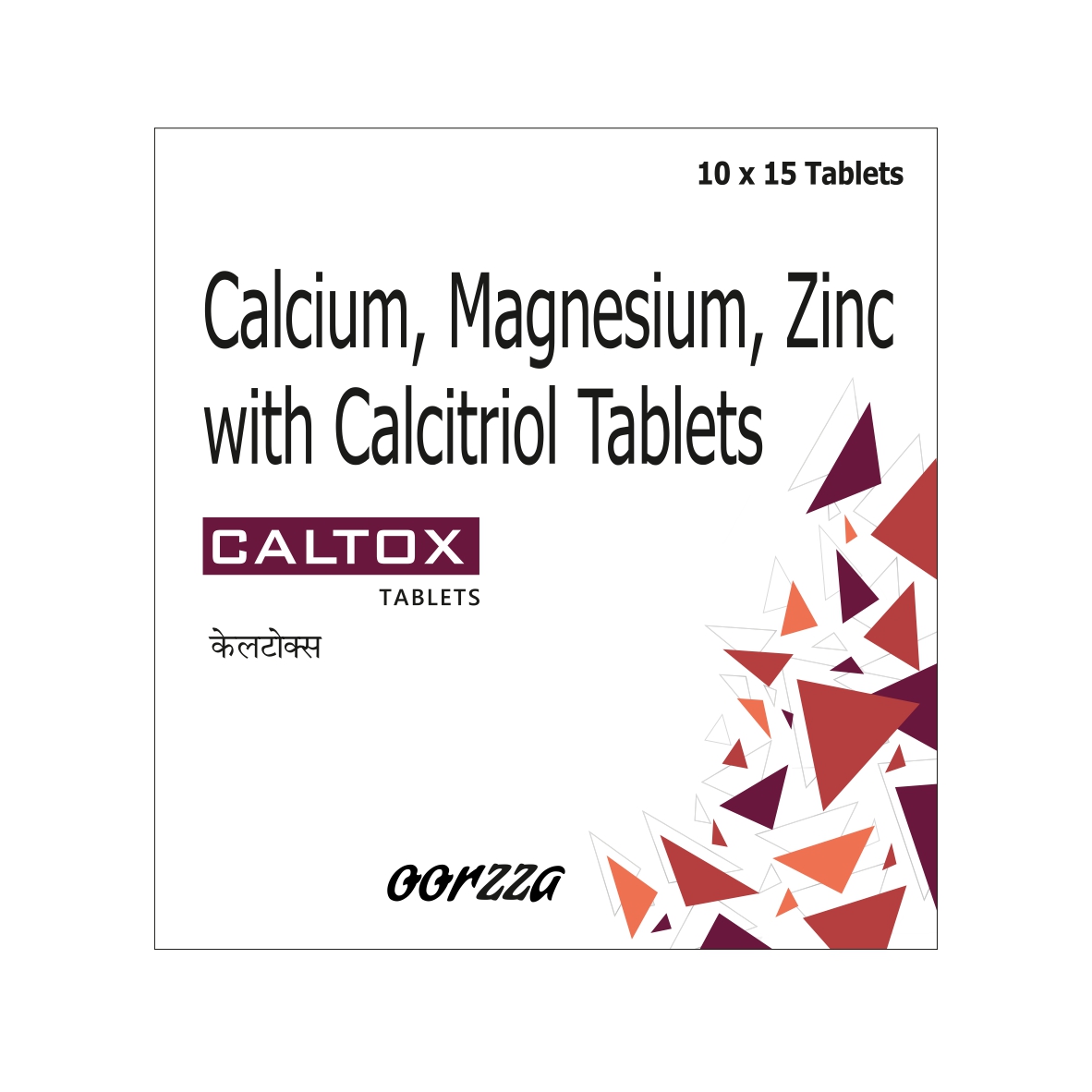 Caltox Calcium Magnesium Zinc Calcitriol Tablets
