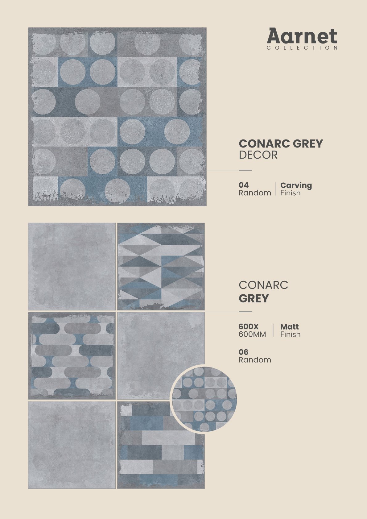 Desert Sand Look Matt Tiles