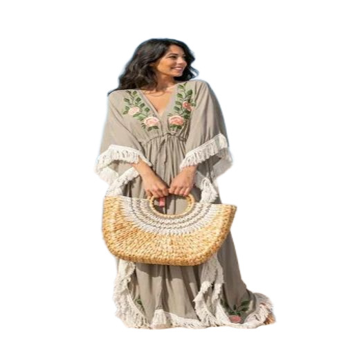 Embroidery Maxi Dress