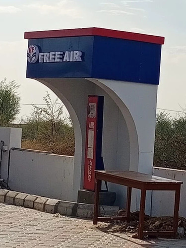 Hp Petrol Pump Air Canopy - Material: Stainless Steel