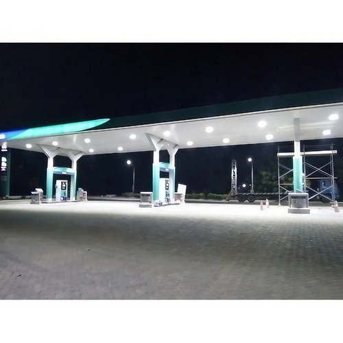 Hpcl Petrol Pump Canopy - Material: Stainless Steel