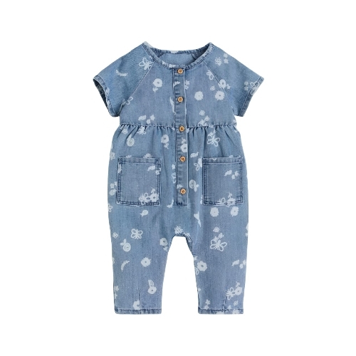 Kids Button Romper