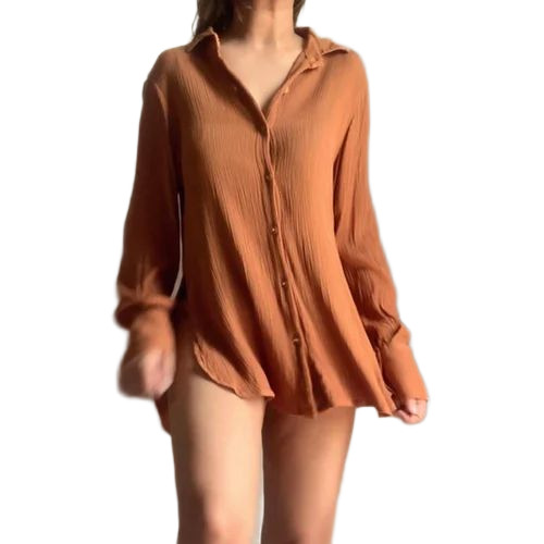 Ladies Casual Long Shirt