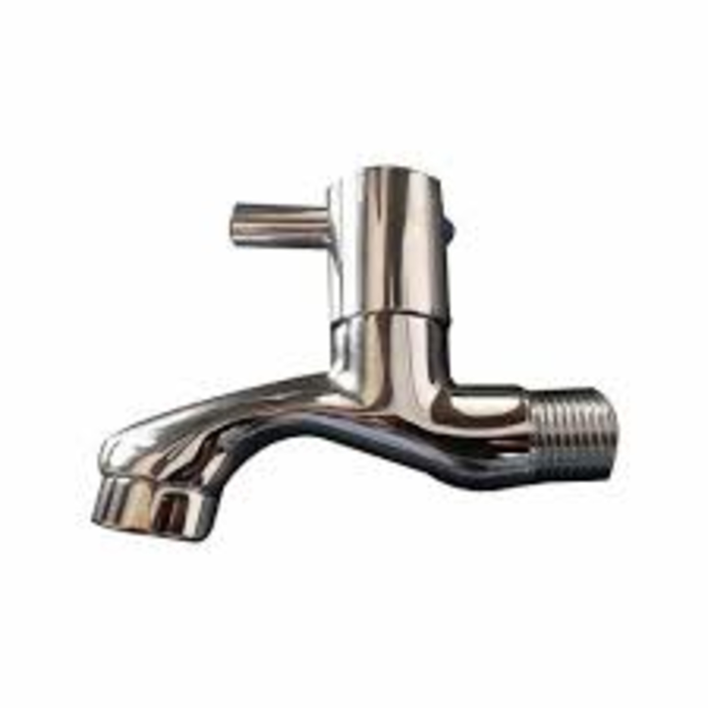 Polished Brass Long Body Bib Cock