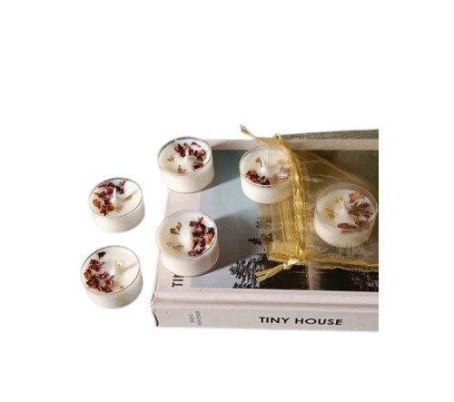 Rose Petals Gold Foil Scented Candle