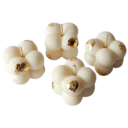 White Gold Bubble Scented Candle