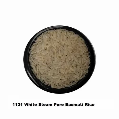 1121 White Steam Pure Basmati Rice