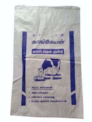 50kg Pp Woven Rice Husk Packaging Sack