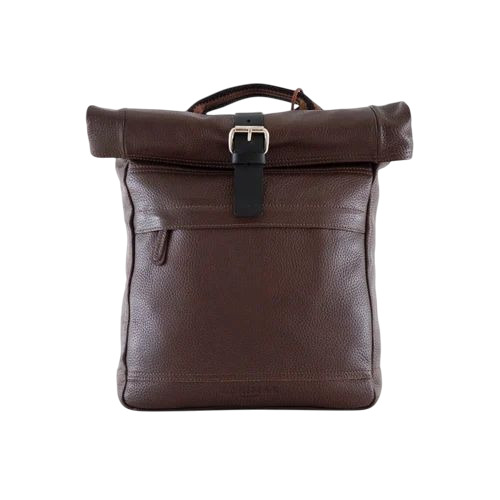Brown Leather Ladies Backpack