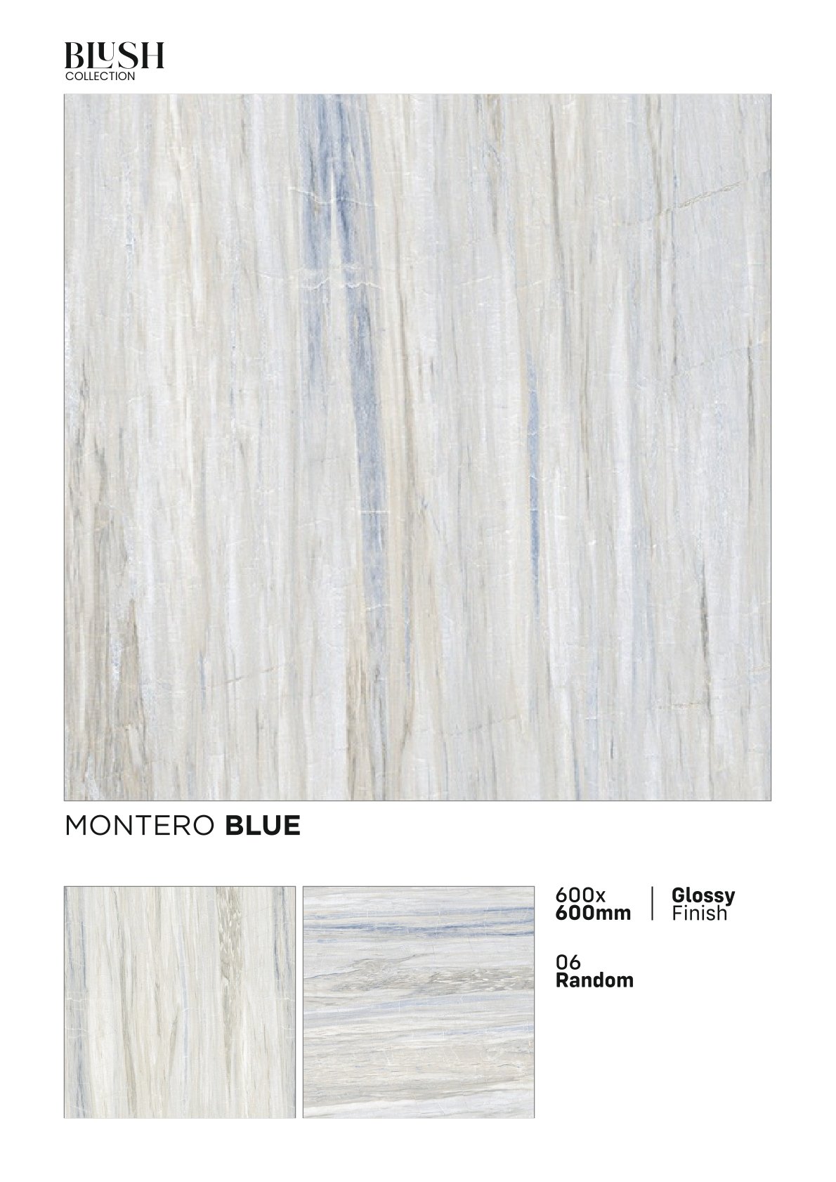 Matte Stone Texture Glossy Tiles