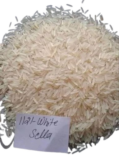 White Sella Basmati Rice - 1 kg Pure, White Long Grain Rice | 100% Purity, Dried Common Cultivation, Shelf Life of 1 Year