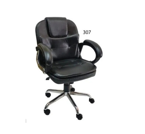 Black Leather Office Chair