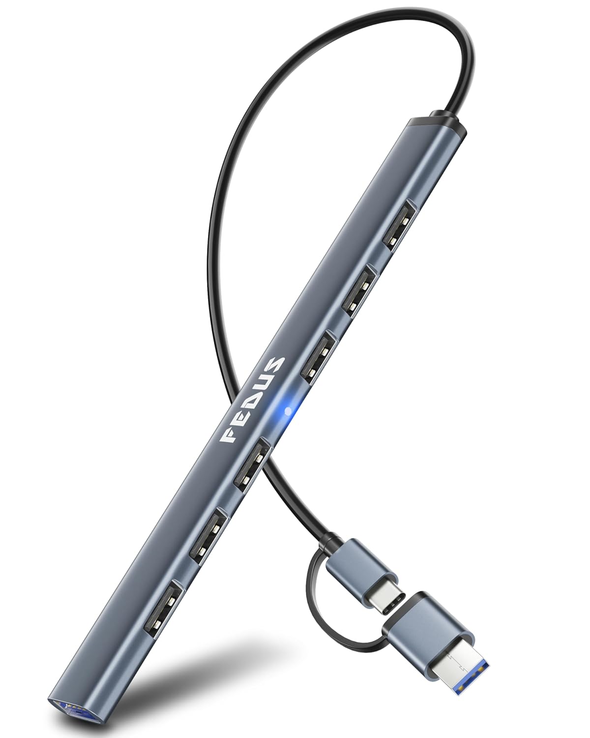 Fedus 7-in-1 Usb C Hub Type-c Adapter With Usb 3.0 & 2.0 Ports