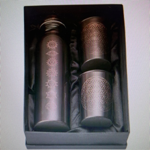 Printed copper water bottles