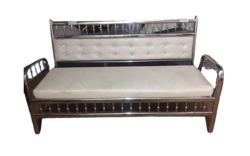 Rectangular SS Three Seater Sofa
