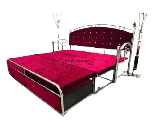 Stainless Steel Sofa Cum Bed