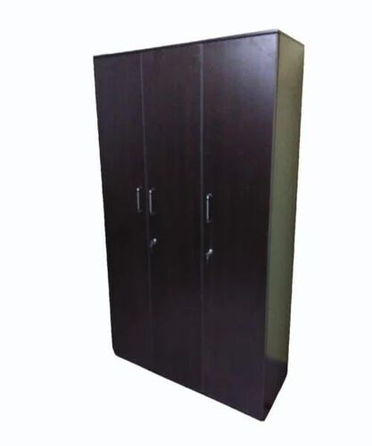 Brown Plain Wood Almirah